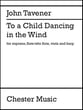 To a Wild Child Dancing in the Wind Vocal Solo & Collections sheet music cover